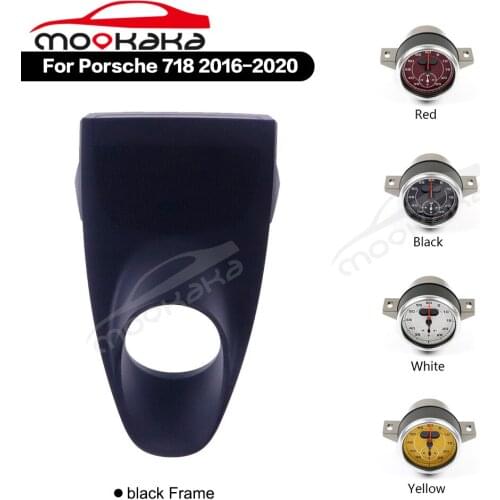 Car Console Dashboard Stopwatch for Porsche 718 2016 2017 2018 2019 2020 Auto Inner Dash Board Clock Time