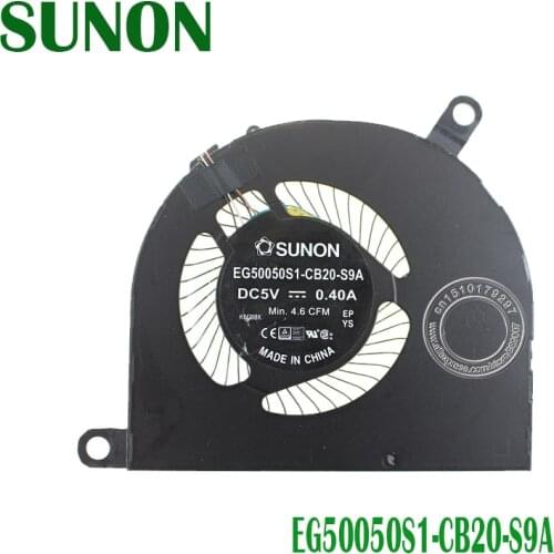 Brand New and Original CPU fan for SUNON EG50050S1-CB20-S9A 0NV7FD 0V93XV 0P5F39 Laptop CPU Cooling Fan
