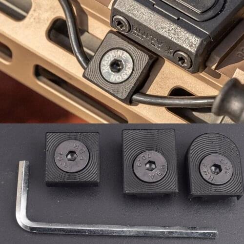 Tactical Metal Rail Cover Rubber Handguard PEQ15 DBAL A2 Flashlight Tail Picatinny Rail Cover Hunting Accessories