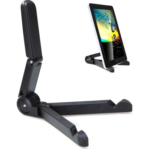 Universal Desk Tablet Holder plastic Mobile Phone Holder Stand Adjustable Tablet Folding Bracket for IPad / Samsung Tablet