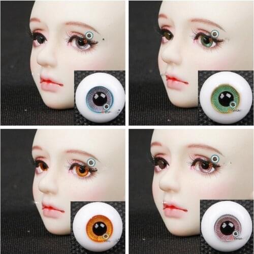 1/12 1/8 1/6 1/4 1/3 Scale BJD Make Up Accessories Doll 8mm-26mm Full Size Glass Eyeball For BJD/SD YOSD MSD SD13 SSDF C1005