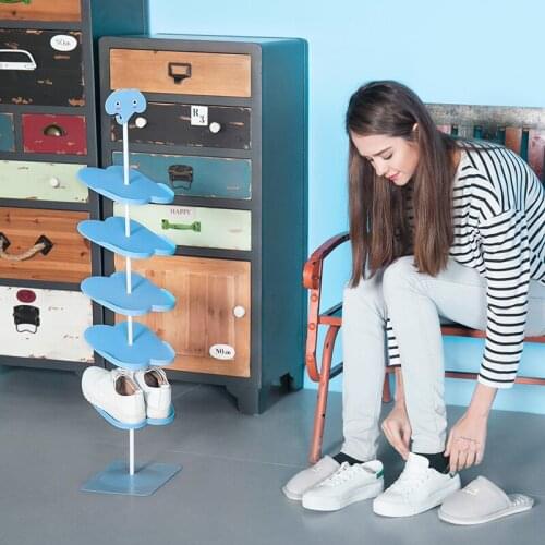 1Pc Creative Shoe Rack Adult Cartoon Animal Pattern Shoe Rack Holder Stand Storage Capacity Home Vertical Shoe Holder Hanger