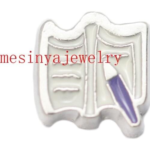 10pcs I love Writting floating charms for glass locket FC-405,Min amount $15 per order mixed items