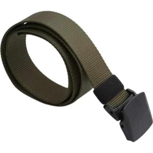 2020 New Arrival Sale Outdoor Army Tactical Belt Military Nylon Belts Mens Waist Strap With Buckle Rappelling Black Color