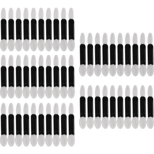 50 Pcs Disposable Sponge Make Up Cosmetics Eyeshadow Lip Brush Lipstick Lip Gloss Wands Applicators