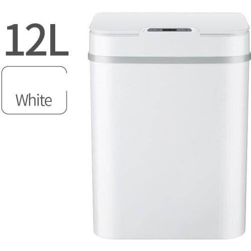 Large Electric Creative Intelligent Induction Trash Can Home Bedroom Kitchen Toilet Automatic With Lid Rubbish Classification