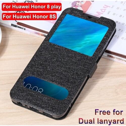 Front window cover For Huawei Honor 8 play Case Honor8 Play coque Honor8s leather phone Cases For Huawei Honor 8s flip shell