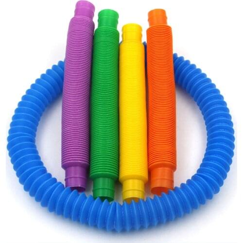Color Popular Tube Sensory Fingertip Pressure reliever toys Anxiety Relief Suitable for Children and Toy Fine Motor Skills