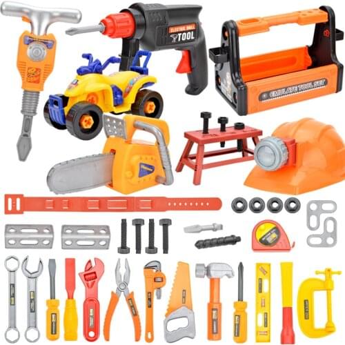 Children’s Toolbox Set Simulation Repair Toys Play House Pretend Repair Tool Nut Combination Disassembly Toy Gifts For Kids