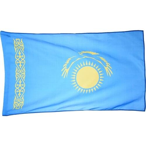 3*5ft Kazakhstan National Flag Banner Festival Party Home Gardening Decoration 90*150cm