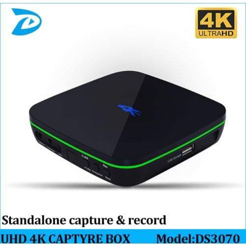 HD 4K video recording box h.265 encoding HDMI collector