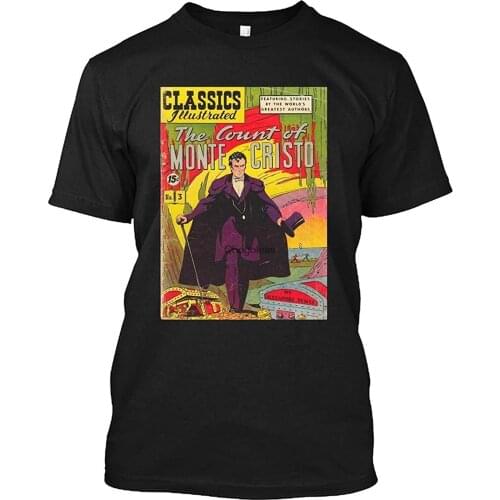 The Count of Monte Cristo Alexandre Dumas Comic Book Cover Hipster Hip Funny Gifts Graphic Unisex T-Shirt Sweatshirt Hoodi