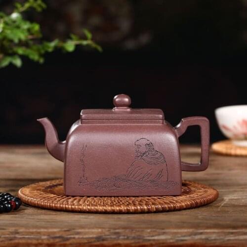 Quality goods complete manual is direct selling yuan gift box yixing hand-painted grocery tea pot of 300 yuan of above
