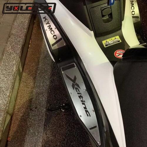 Motorcycle Accessories Footrest Footpads Foot Pegs Pedals Plate Pads For KYMCO XCITING 400 S400 XCITINGS400 XCITING400 2019