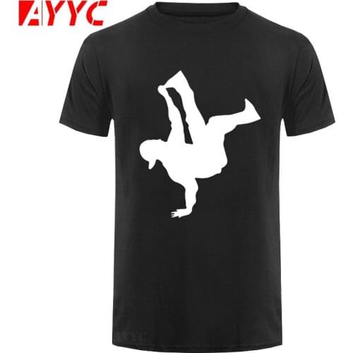 AYYC T-Shirt Tshirt Breakdancing Printed T-shirts Men Casual Short Sleeve Cotton T shirt Hip Hop Male O-neck Brand Clothing