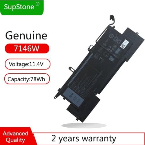 SupStone Genuine Original 7146W NF2MV Laptop Battery For Dell Latitude 7400 2-IN-1 E7270 E7260 P110G001 85XM8 02K0CK 0C76H7 New