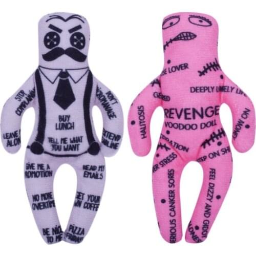 Naughty Humanoid Shaped Cat Toys Scratch-resistant Molars Toy Soft Plush Pet Cat Toys for Small Dogs