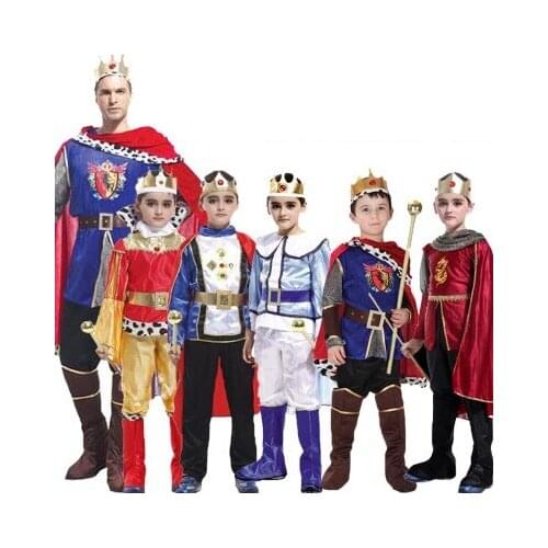 Birthday Party Gift Prince King Childrens king costume Halloween Christmas Cosplay Clothing Boys Kids prince costumes