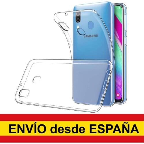 Clear silicone case for SAMSUNG GALAXY A40 Gel top quality shipping from Spain