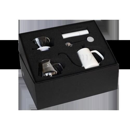 Timemore Manual drip coffee maker C Gift box set Outing portable brew coffee pot Mini coffee grinder percolator