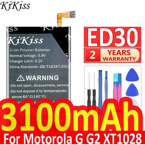 3100mAh ED30 Replacement Battery for Motorola Moto G G2 XT1028 XT1032 XT1033 XT1034 XT1068 Batteria Batterij Batteries