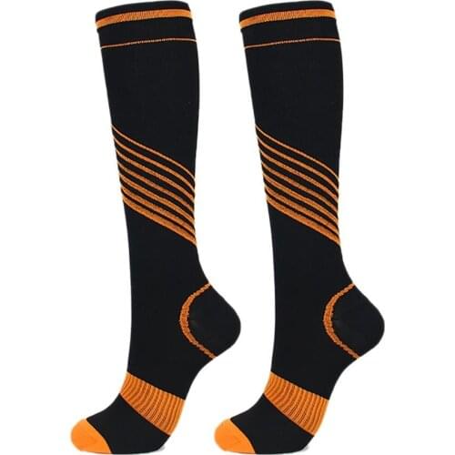 Sports Socks Running Marathon Cycling Socks Long Compression Breathable Basketball Football Pain Relief Men Sport Running Socks