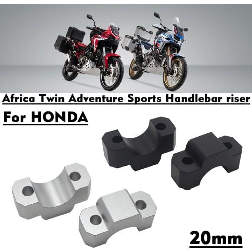 Motorcycle Handle Bar Riser Clamp Extend Handlebar For HONDA CRF 1100L CRF1100L Africa Twin Adventure Sports