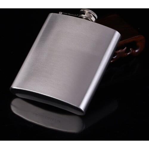 7oz Stainless Steel Wine Whisky Steel Hip Flask for Travel Portable Pocket Alcohol Bottles Beer Gift Rum 1pc