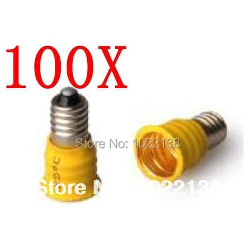 100pcs E10-E12 LED socket adapter Lamp Holder base adapter lamp base Socket Converter bulb holder screw lamp base