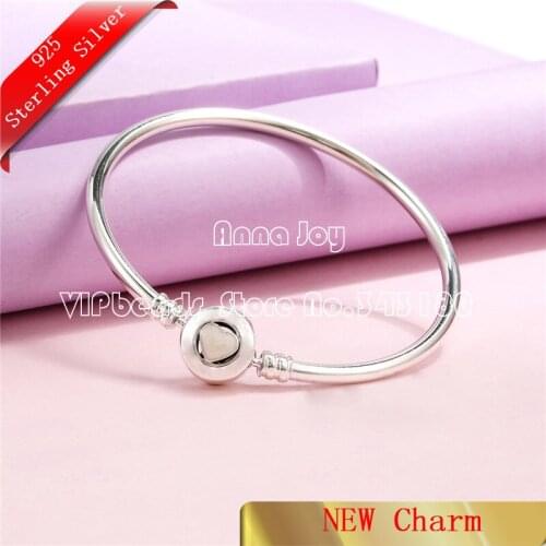 2017 Mothers Day Gift Woman Jewelry 925 Sterling Silver Heart of Thanksgiving Bracelets with Enamel charm Bracelet RC057