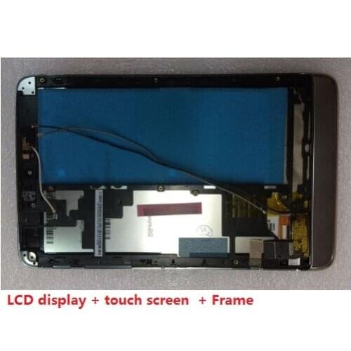 8 inch LCD display and touch screen Digitizer With frame For lenovo miix 2 8 20326 Tablet PC Replacement