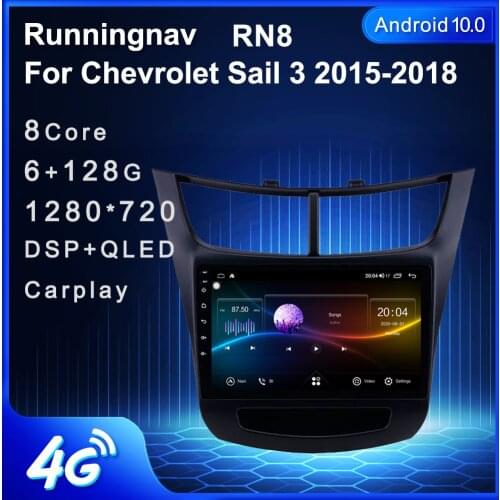 4G LTE Android 10.1 For Chevrolet Sail 3 2015-2018 Multimedia Stereo Car DVD Player Navigation GPS Radio