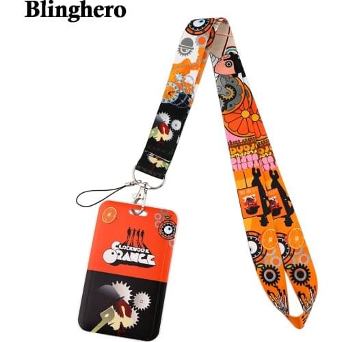 CB491 Classic Horror Movie Fashion Lanyard ID Badge Holder Bus Pass Case Cover Slip Bank Credit Card Holder Strap Card Holder