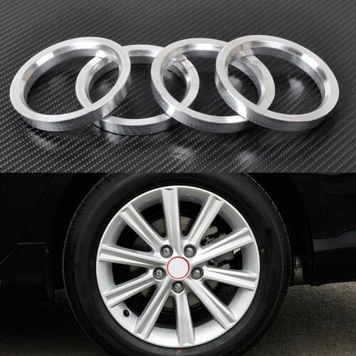 CITALL 4pcs New Aluminum Hub Rings | 60.1mm Car Hub to 73.1mm Wheel Bore | ID 60 | OD 73 for Toyota Camry Lexus GS350