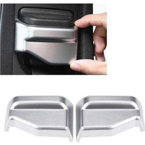 2Pcs Seat Safety Belt Decoration Cover Trim for Mercedes Benz E Class W212 W213 S Class W222
