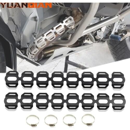 For BMW R1200GS LC ADV F800 GS GT F700GS F650GS Motorcycle Exhaust Muffler Pipe Heat Shield Guards Cover Heel Guard Protection