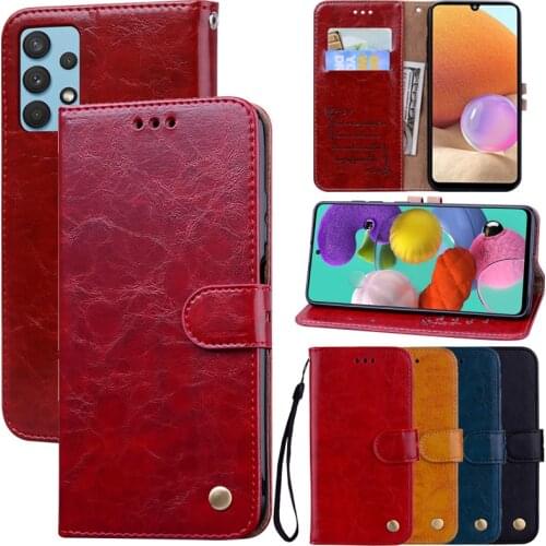Flip Cover Case For Samsung Galaxy A32 A12 A02 A02S A42 A52 A72 M31S M51 A21S A31 M31 A51 A71 S20 FE S21 Plus Ultra A30 A50 A70
