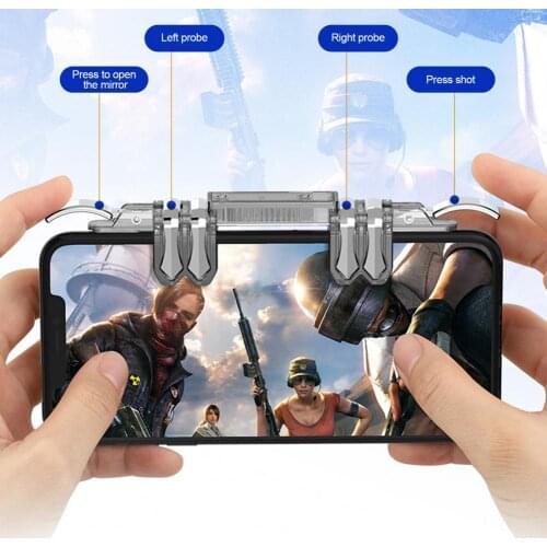 K19 Gaming Trigger Smart Phone Games Shooters Controller Fire Button Handle for Smartphone