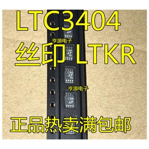 Import original LTC3404EMS8 LTC3404IMS8 LTKR LTC3404 MSOP