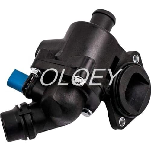 Thermostat Housing Assembly 06B121111K 06B121111D 06B121111G for Audi A4 / A4 Quattro 1.8L L4 2002 2003 2004 2005 2006