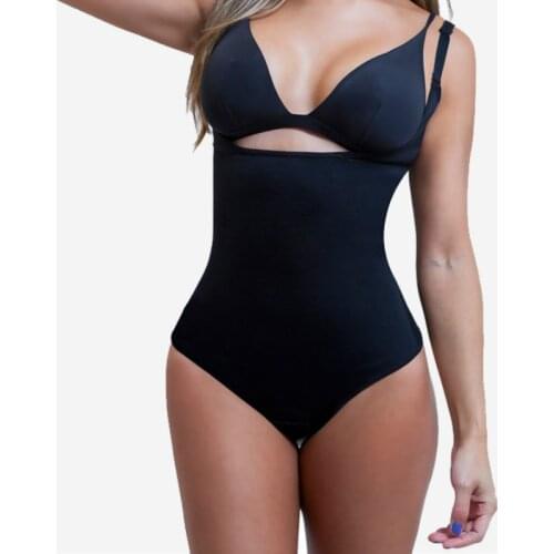 Womens Latex Body Shaper Fajas Reductoras Waist Slimming Trainer Adjustable Straps Shapewear Vest Plus Size Bodysuit