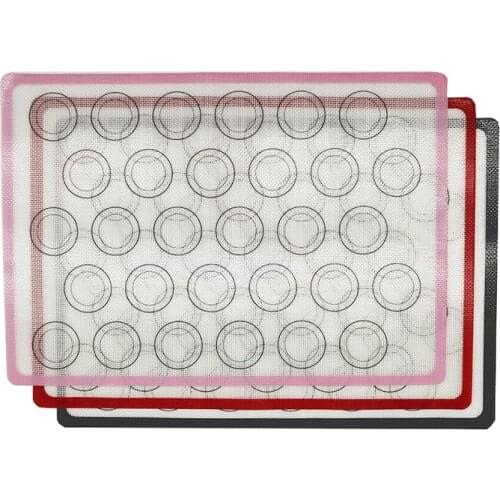 Macaron Silicone Baking Mat Non stick Circle Macaroon Kitchen Dough Mat Liner Tool For Cake Bakeware Pastry Accessories