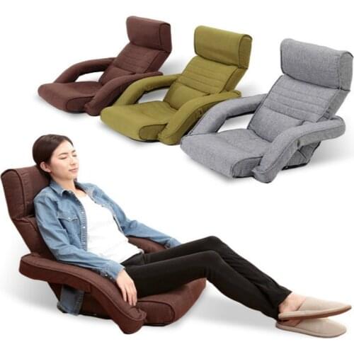 Lounge Armchair Floor Seating Fashion Sofas Upholstered Chaise Comfort Leisure Foldable Recliner Chair Living Room Furniture