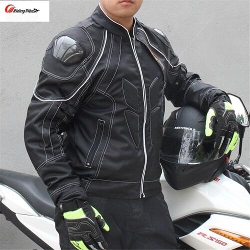 Riding Tribe Motorcycle Racing Mens Jacket Street Road Protector Motocross Body Armour Carbon fiber Protective Gear Jackets