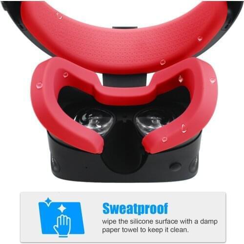 Soft Silicone Cover Breathable Pad and Front Rear Foam Protector Cushion For Oculus Rift S VR Headset Accessories