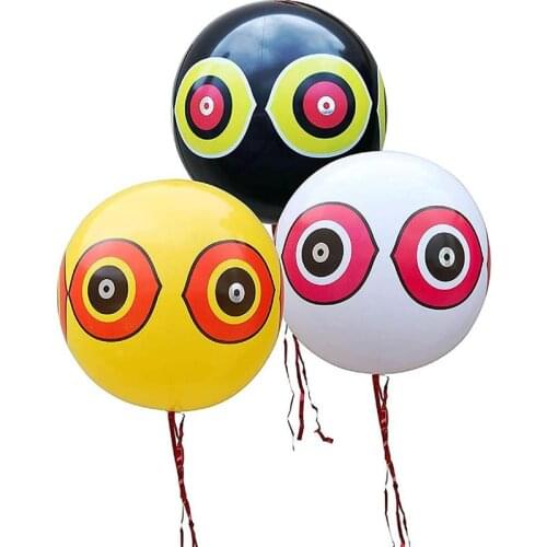 3PCS Balloon Anti-Bird Repellent Inflatable Scare Eye Hunting Pest Fast Reliable Visual Deterrent Farm Orchard Protector killer