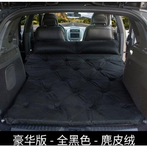 New Automatic Inflatable Car Bed Rear Mattress Cross-country SUV Trunk Travel Air Cushion Outdoor Camping Mattress With Pillow
