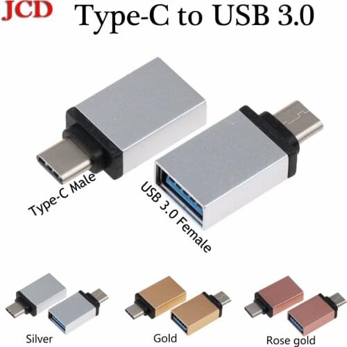 JCD USB Type C Adapter Male to USB 3.0 FemaleType-C Adapter Converter Type-C to Micro-USB Connector for Google / for Nokia N1