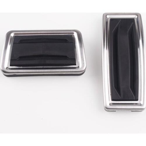 Stainless Steel Foot Pedal Rest Fuel Cover For Cadillac XT5 2015 2016 2017 Car Styling