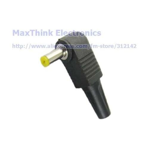 DC Power Male Plug Right Angle Connector 4.8mmx1.7mm Adapter Connector , 4.8/1.7 , Plastic ,Yellow Tip , 30pcs , Free shipping